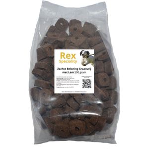 Rex Speciality Zachte beloning hond Graanvrij Lam 500 gram