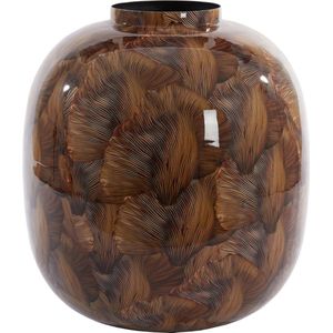 Light & Living - Milos - Vaas - Bruin - Ø37cm - Metaal