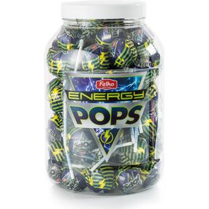 Felko Energy Pops Lolliepop - Jar Refil - 70 Lollies - Snoep
