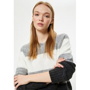 Ronde kraag Gestreept Sweater