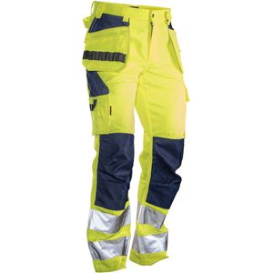 Jobman 2377 Hi-Vis Trousers HP 65237762 - Geel/Navy - D104