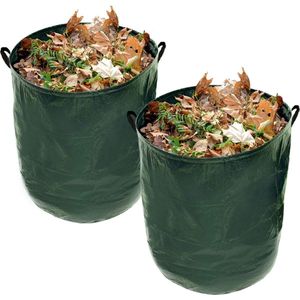 2 Stuks Tuinafvalzak - Big bag - Puinzakken - Big bag puinzakken - Tuinafvalzak opvouwbaar - Afvalzak Groot
