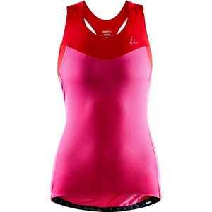 Craft Stride Singlet W Sporttop Dames - Fame/Bright Red