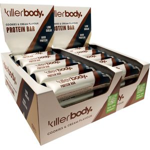 Killerbody Protein Bar Voordeelpakket - Cookies and Cream & Cookies and Cream - 30 stuks