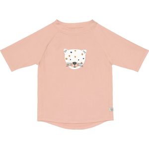 Lässig Splash & Fun Zwemshirt Rashguard Korte Mouw Leopard pink, 13-18 maanden Maat 86