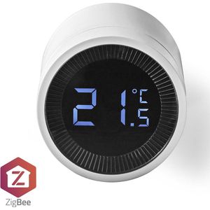 Nedis SmartLife Radiatorbediening - Zigbee 3.0 - Batterij Gevoed - LCD - Android / IOS