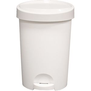 Power Tower Stepy bin pedaalemmer 15 ltr voor zak 20 ltr wit