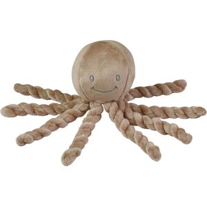 Nattou LAPIDOU Knuffel - Octopus - 22 cm - Mokka