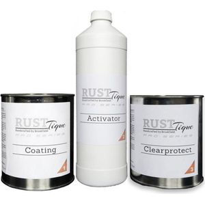 RustTique Pro Series Set WallingtonNL. Professionele Roestverf, deze set bevat maar liefst 3-kg. micro-ijzerdeeltjes
