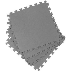 Intex Vloertegels - 8 stuks - Grijs - 50x50 xm