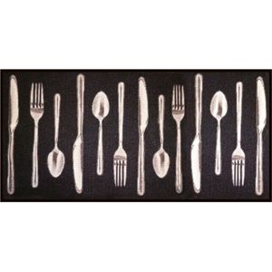 Tapijt Loper 50 cm x 120 cm Cutlery