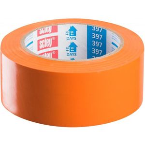Professioneel Beschermingstape voor pleisterwerk 38x33m Rubber lijm, 0,16mm, Soft PVC Folie, 242% rekbaar, 30 dgn Binnen en 30 dgn Buiten