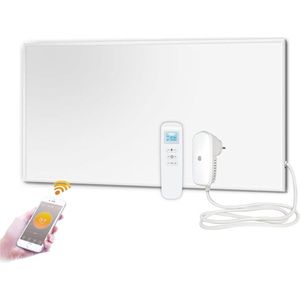Infraroodverwarming - Infrarood verwarmingspaneel - Infrarood paneel - 520w - Wifi - Thermostaat - Afstandsbediening - Infraroodstraler - Oververhittingsbeveiliging - Verwarmingspaneel - Radiator - Wandverwarming - 920 * 620mm - App bediening