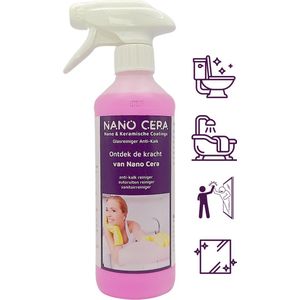 Glasreiniger Anti Kalk 500ml - 3e Flacon Gratis!