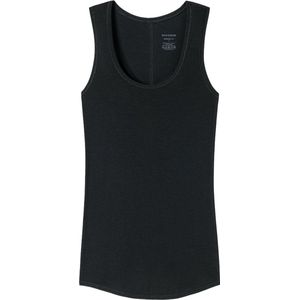 SCHIESSER Personal Fit singlet (1-pack) - dames onderhemd zwart - Maat: M