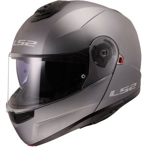 LS2 Helm Strobe II FF908 mat titanium maat XS