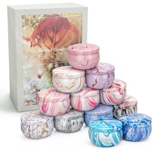 Geurkaarsen set - scented candles, aroma candles, candle gift set 12psc