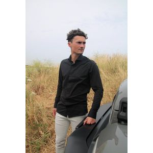 SNEAC comformance wear - Heren Overhemd - Flavio - zwart - maat S