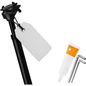 JMZR® Verende Zadelpen - Zadelstrop Extra Stevig - 120kg - Zwart
