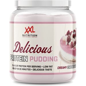 XXL Nutrition - Delicious Protein Pudding - Eiwitrijke Snack & Dessert - Proteïne: 22 Gram - Dreamy Cheesecake - 440 Gram