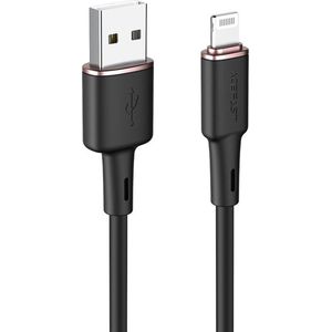 USB-A naar Lightning laadkabel - MFI gecertificeerd - 2.4A - 1.2M