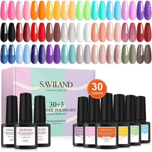 33-delige Gel Nagellak Set met Diverse Kleurvariaties voor Thuis Nail Art