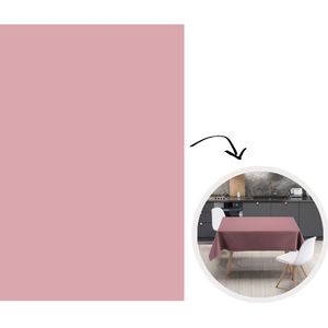 Tafelkleed - Tafellaken - 180x260 cm - Roze - Kleuren - Interieur - Effen - Kleur - Binnen en Buiten