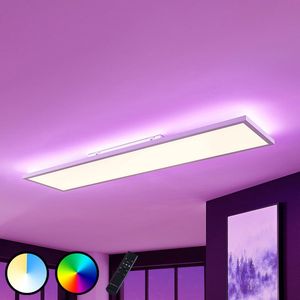 Arcchio - LED paneel - RGB - met dimmer - aluminium, kunststof - H: 5.5 cm - wit