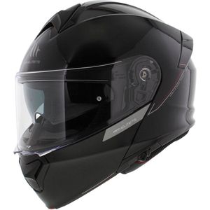 MT Genesis SV systeemhelm glans zwart S - Motorhelm Brommerhelm