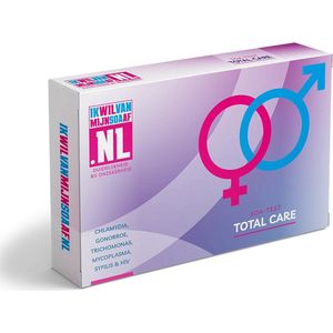 Ikwilvanmijnsoaaf.nl® SOA Thuis Test Total Care 6 in 1 – SOA Test voor Mannen & Vrouwen – Test op Chlamydia, Gonorroe, Trichomonas, Mycoplasma, Syfilis en HIV – Betrouwbare SOA-TESTEN voor Thuisgebruik
