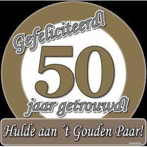 Paperdreams - Huldeschild - Special - 50 Jaar getrouwd