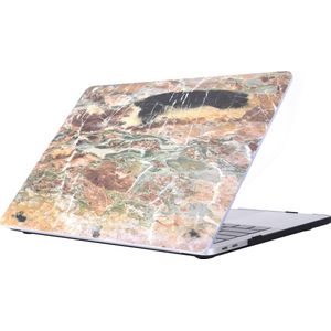Mobigear Laptophoes geschikt voor Apple MacBook Pro 15 Inch (2016-2019) Hoes Hardshell Laptopcover MacBook Case | Mobigear Marble - Model 36 - Model A1707 / A1990