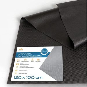 Universele antislip wandmat, 120 x 100 cm, aan de onderkant en waterdicht, kofferbakmat, antislipmat voor in de auto, antislipmat om in te laden, kofferbakmat