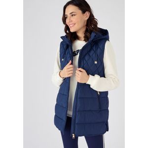 Damart - Waterafstotende bodywarmer, gerecycleerde vezels* - Dames - Blauw - 46-48 (L)