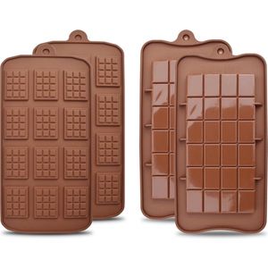 Flexibele Siliconen Chocoladevormen voor Gemakkelijk Breken en Maken van Energierijke Snacks