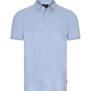 Cavallaro Napoli - Bavegio Poloshirt Lichtblauw - Regular-fit - Heren Poloshirt Maat XL