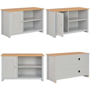 vidaXL Tv-meubel 95x39x58 cm grijs - Tv-meubel - Tv-meubels - Tv-meubelen - Tv-meubilair