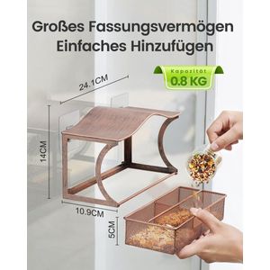 Raamvogelvoederdispenser, duurzaam metalen vogelvoederstation, vogelhuis, vensterruit met sterke zuignappen, 4 superkleeffolie, groot outdoor voederhuis voor vogels, vogelhuis, balkon