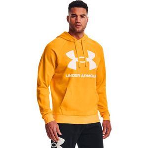 Under Armour Rival Fleece Big Logo Capuchon Geel M / Regular Man