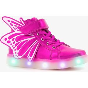 Blue Box meisjes sneakers met lichtjes roze - Maat 25 - Uitneembare zool