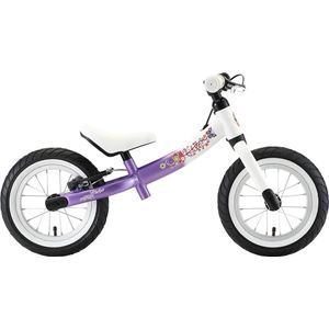 Bikestar meegroei loopfiets Sport 12 inch, lila/wit