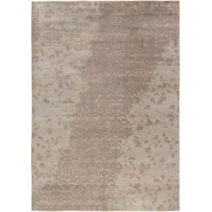 Damask AL-2E B-34-B-7 Vloerkleed - 170x240  - Rechthoek - Laagpolig,Vintage Tapijt - Klassiek - Beige, Taupe