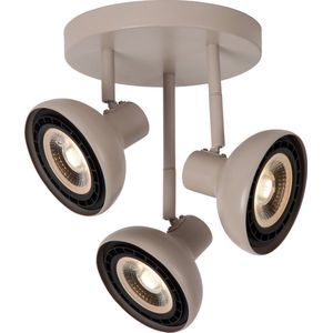 Lucide SENSAS - Plafondspot - Ø 25,8 cm - 3xGU10 (ES111) - Beige