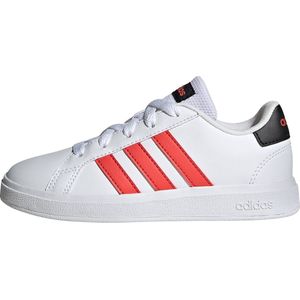 adidas Sportswear Grand Court Lifestyle Tennis Lace-Up Schoenen - Kinderen - Wit- 28 1/2