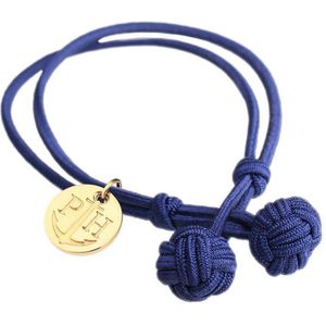 Paul Hewitt Knotbracelet PH-KB-NW-S-G - Armband - Nylon - Blauw / Wit - 18 cm