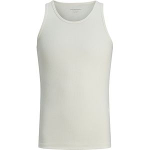 Jack & Jones Heren Tanktop Rib Ronde Hals Wit - Maat L