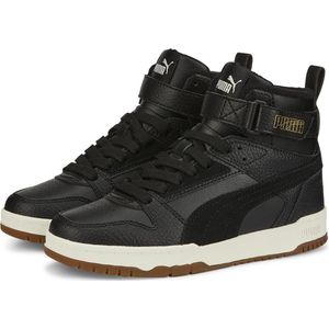 PUMA RBD Game WTR Jr Unisex Sneakers - Puma Black-Puma Black-Puma Team Gold - Maat 37