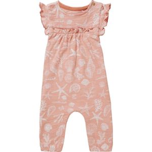 Noppies Girls Jumpsuit Cedar sleeveless allover print Meisjes Jumpsuit - Peach Beige - Maat 86