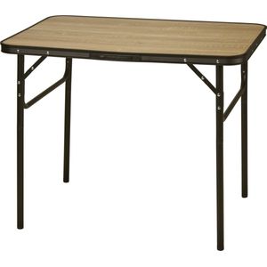 Redcliffs Campingtafel Inklapbaar Metaal Bruin 90x60x70 Cm