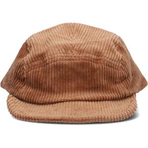 Quincy Mae Corduroy Baby Cap Petten Unisex - Cognac - Maat 1/5Y